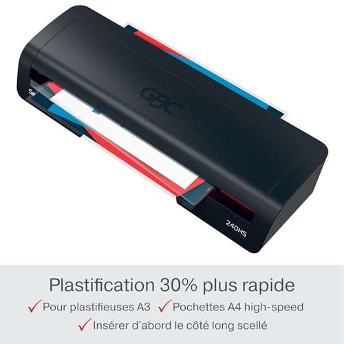 Plastifieuse GBC 240HS A3 solution rapide pour éviter le bourrage thermique - 5