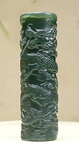Pendentif jade authentique évitez les contrefaçons avec ce dragon sculpté - 2