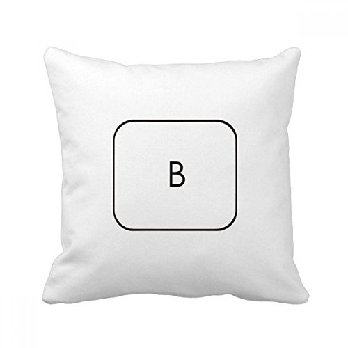 Coussin rectangle Ctrl Maj B multicolor 40x40 cm pour deco de canape