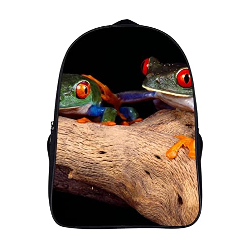 Sac à dos voyage enfant Grenouille 3D : le cartable idéal pour l'école et les sorties