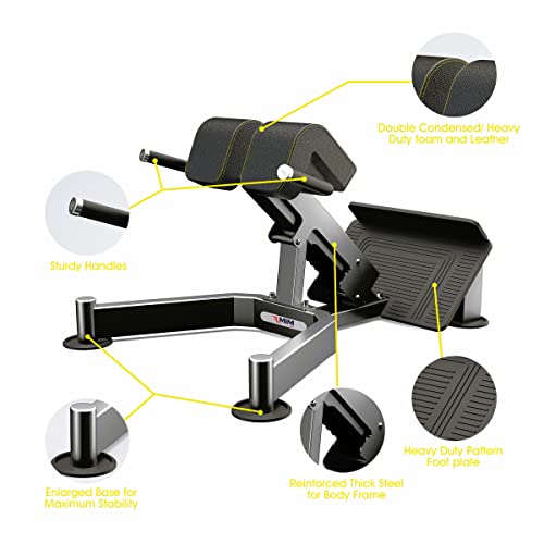 Mim Usa Commercial Roman Chair Hyperextension Bench | Professional Back Extension #TOP3