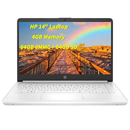 HP 14�C���` HD (1366 x 768) BrightView Micro-Edge �m�[�g�p�\�R�� Intel Celeron N4020 4GB DDR4 64GB eMMC WiFi Bluetooth �E�F�u�J���� USB 3.1 Type
