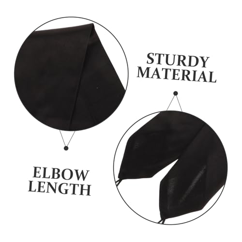 NOLITOY Satin Fingerless Gloves for Weddings and Formal Events over The Elegant Bridal Accessory for Dress up and Evening Parties3