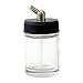 Paasche 1-Ounce Glass Bottle Assembly for H Airbrush (H-1-OZ-AM)