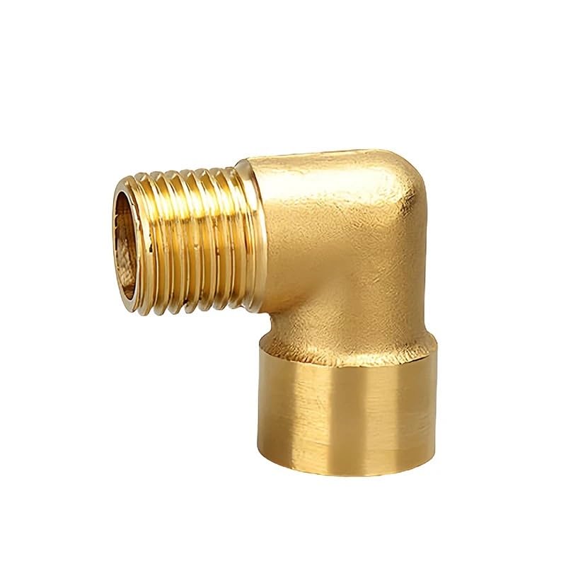 Raccord coudé en laiton de haute précision 1/2" mâle et 1/4" femelle