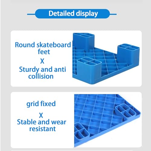 Plateforme plastique bleu pour organiser le garage et sous-sol