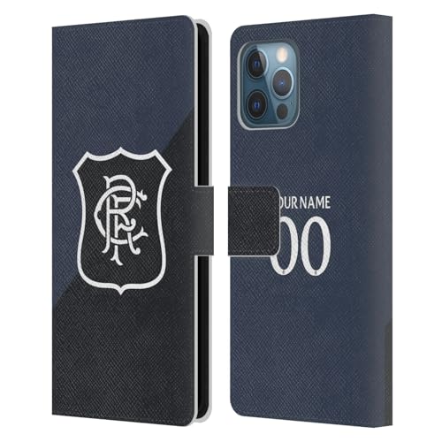 Protection iPhone 12 Pro Max Rangers FC étui cuir personnalisé avec fentes cartes