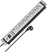 Produktbild Brennenstuhl Premium-Line Steckdosenleiste 6-Fach mit Überspannungsschutz 60.000 A (Mehrfachsteckdose im 19" Format, 3m Kabel, mit Schalter, Made in Germany) schwarz/grau