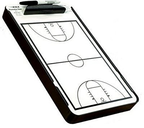 KBA (KORNEY BOARD AIDS) PLAYMAKER BASKETBALL COACHING DRY ERASE CLIPBOARD & STORAGE CASE (PC-1)