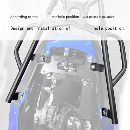 Support arrière Longjia XDV250 étagère de boîte structure renforcée noir