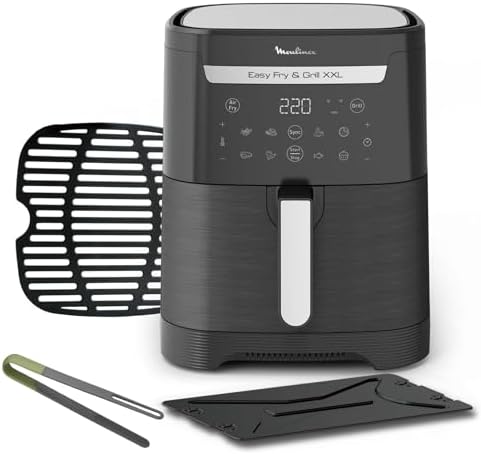 Moulinex Easy Fry & Grill XXL, Freidora de aire, Capacidad 6,5 L, 8 Programas Automáticos EZ801810ES