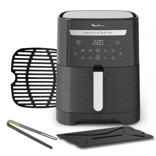 Moulinex Easy Fry & Grill XXL, Freidora de aire, Capacidad 6,5 L, 8 Programas Automáticos EZ801810ES