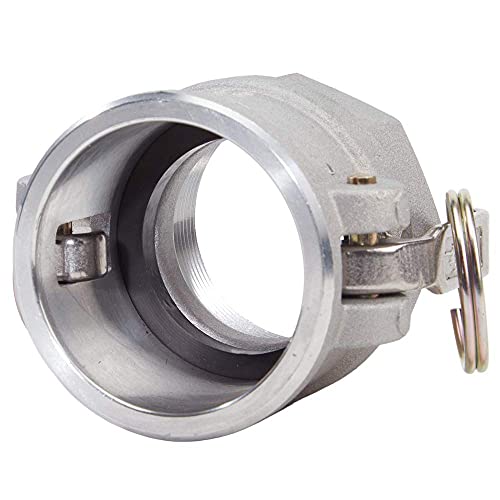 2" X 2" Alumnim Camlock Fittings - Hose Coupler - Type D Female Cam Lock Hose Adapter - Female Threaded Npt Cam & Groove #TOP2