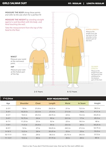 Image of Amazon Brand - Jam & Honey Girls Salwar Suit