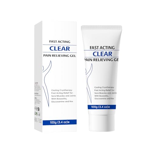 Soothing Cooling Gel, Relieve Muscle Tension, Sports Recovery Cooling Gel with Menthol, Fast Absorbing for Women and Men