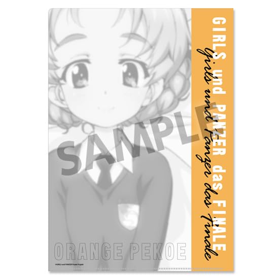 ガールズ&パンツァー　ガルパン　クリアファイル　ダージリン　オレンジペコ nikottojapan_girlsundpanzer-cf-004
