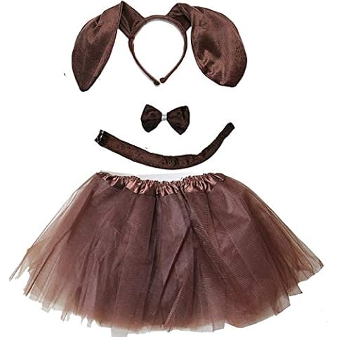 Kirei Sui Kids Animal Costume Tutu Set Dachshund Cover