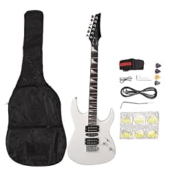 Guitare électrique, Kit de Démarrage de Guitare Acoustique de 38,4 Pouces avec Micro à 5 Niveaux pour Adultes Débutants - Les Beatles, Paul McCartney, John Lennon, RIngo Starr, George Harrison