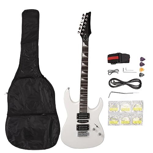 Guitare électrique, Kit de Démarrage de Guitare Acoustique de 38,4 Pouces avec Micro à 5 Niveaux pour Adultes Débutants - Les Beatles, Paul McCartney, John Lennon, RIngo Starr, George Harrison Guitare électrique, Kit de Démarrage de Guitare Acoustique de 38,4 Pouces avec Micro à 5 Niveaux pour Adultes Débutants