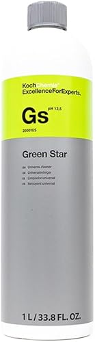 KOCHCHEMIE Green Star - Limpiador universal altamente concentrado libre de fosfatos y disolventes, interiores y exteriores de automóviles, limpieza