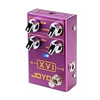 JOYO XVI is a practical and user-friendly octave pedal. with independent octave-up and octave-down adjusting knobs, so you can adjust as you like. Moreover, it features MOD effects exquisitely designed by JOYO's engineers, compared with similar produ...