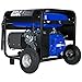 DuroMax Gas Powered Portable 12000 Watt-Electric Start-Home Back Up & RV Ready, 50 State Approved Generator, Blue, Black