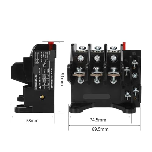 Relé térmico JR36-63 40-63A con protección contra sobrecarga para motor 2