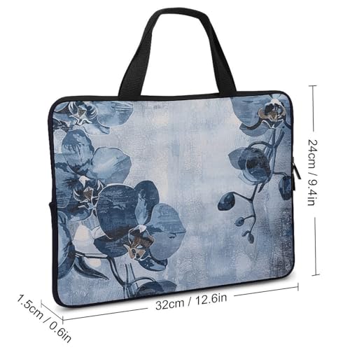 Laptop Shoulder Bag 12inch Laptop Bag Computer Bag Soft Line Drawing Messenger Bag for Unisex miniatura 3