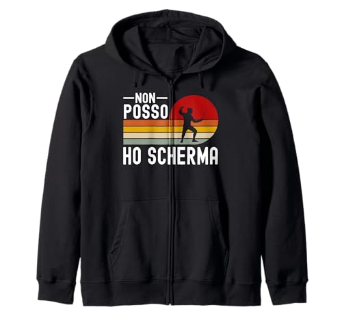 Scherma Divertenti Regali Per Schermidore Schermidora Umore Felpa con Cappuccio