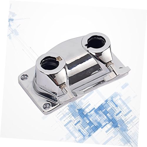 Soporte de Montura para Tom de Batería Metal Durable de Doble Agujero Toddmomy, Abrazadera de Montaje para Platillo, Ligero y Fácil de Usar, Accesorio para Percusión miniatura 5