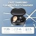 Hearing Aids, Miniature Hearing Amplifiers for Adults with Noise Cancelling,Rechargeable Hearing Aids for Seniors with Crystal Clear Sound, and LEDPower Display (Black)