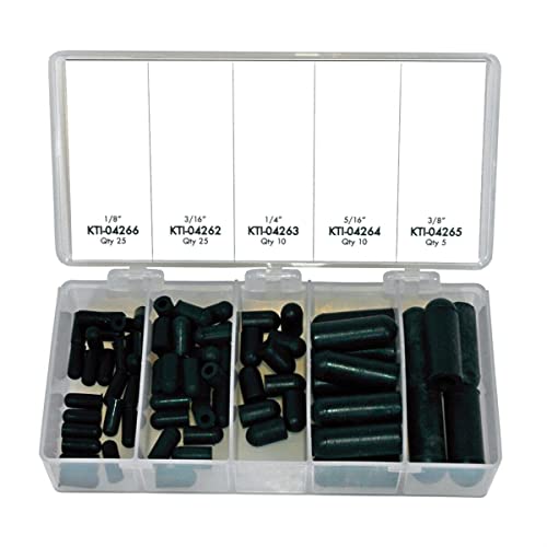 ARC-POWER Tool(KTI00040) 75-pc Vacuum Tee Cap Kit, Entry Level Vacuum Tee Assortment