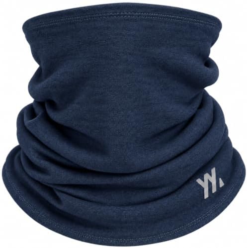 YANIKY Schlauchschal Winter, Fleece Halswärmer für Damen und Herren | Modal-Wolle-Mix, winddichter Thermo Halsschlauch für Motorrad, Ski, Fahrrad, Laufen und weitere Outdoor-Aktivi