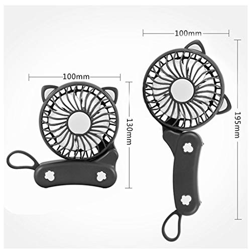 Ordinateur de poche et ventilateur USB contre la chaleur en dortoir rose - 4