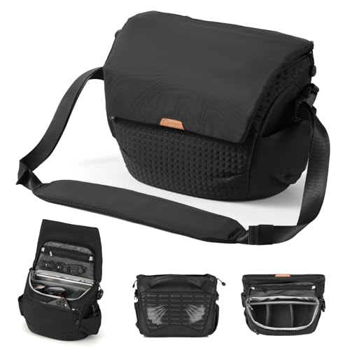 Haiane SLR Kameratasche Wasserdicht - Stoßfeste Fototasche Mit Regenschutzhülle