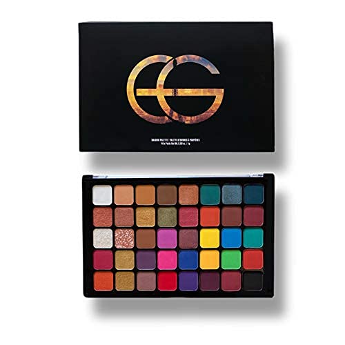 Europe Girl 40 Colour Cool Tone Eyeshadow Palette | Highly Pigmented Eye Makeup Palette, Matte Shimmer Eyeshadow Pallet Long Lasting Blendable Natural Colors Make Up Eye Shadows Cosmetics Gift Kit-picture-28