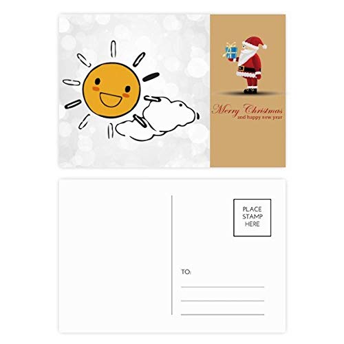 Cartes postales Noël et nuages (20 pièces) idéales à glisser dans vos cadeaux