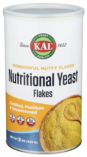 KAL Nutritional Yeast Flakes | Vitamin B12, Vegan, Non-GMO, Gluten Free