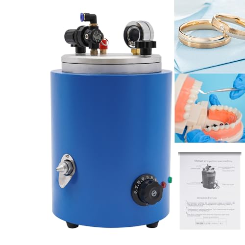 Wax Injector, Round 2.2L 500W Wax Injector Wax Injection Machine, Adjustable Temperature Wax Molding Machine Wax Injection Molding Machine to Melt Vegetable Wax, Mineral Wax, Petroleum Wax