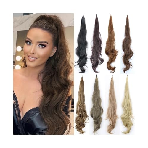 Extension cheveux bouclés 76 cm pour une queue de cheval volumineuse en soirée et au quotidien