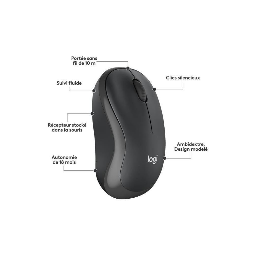 Logitech MK295 Silent Wireless Combo - FRA AZERTY