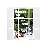 Lot de 9 carreaux en céramique 20 x 20 cm, dimension totale: 60 x 60 cm