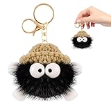 【Einzigartige Mode und ein haltbares Design】Das Kleine Kohle Ball SchlüSselanhäNger Sieht Niedlich und SchöN, FüHlt Sich Weich, Super Weich und Niedlich. SchlüSselanhäNger PlüSch Mittelschwere Größe, leicht und schick, mit dem Trend der Zeiten mischen, langlebig, großzügig und modisch.