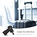 BESPORTBLE 2pcs Luggage Handle Replacement Parts - Telescoping Retractable Pole Luggage Handle Lock Clips for Suitcase Repair and Height Adjustment
