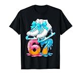 Skating Ice Cream Drip Number 67 Player 67th Birthday T-Shirt