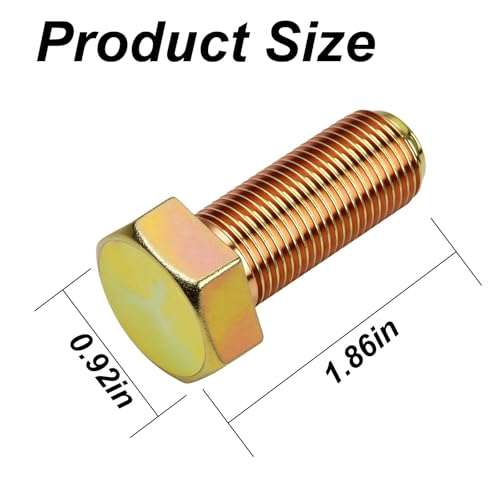 Image of 018-6020-00 GR 8 Hex Blade Bolts,5 /8 inch-18 x 1-1 /2 inch Bolts for Bad Boy 60-Inch Mower Blades,Compatible with ZT, CZT, MZ, Outlaw, Magnum, Maverik(3 PCS)