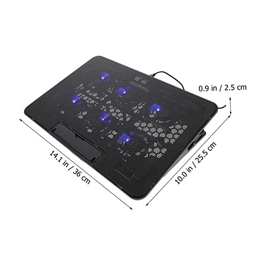 Base para portátil con ventilador ajustable Lurrose miniatura 7