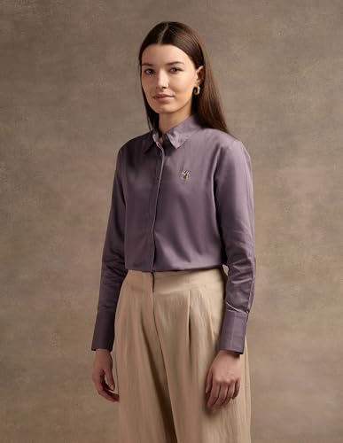 Image of Cotton Sateen Regular fit Shirt