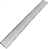 Ralo Linear Embralumi Oculto Invisível Piso Aço Inox 90x8cm