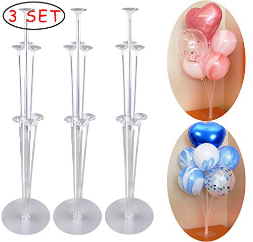 BEISHIDA Balloon Stand Holder Kit,Ballon Column Stand Including 21 Sticks 21 Cups